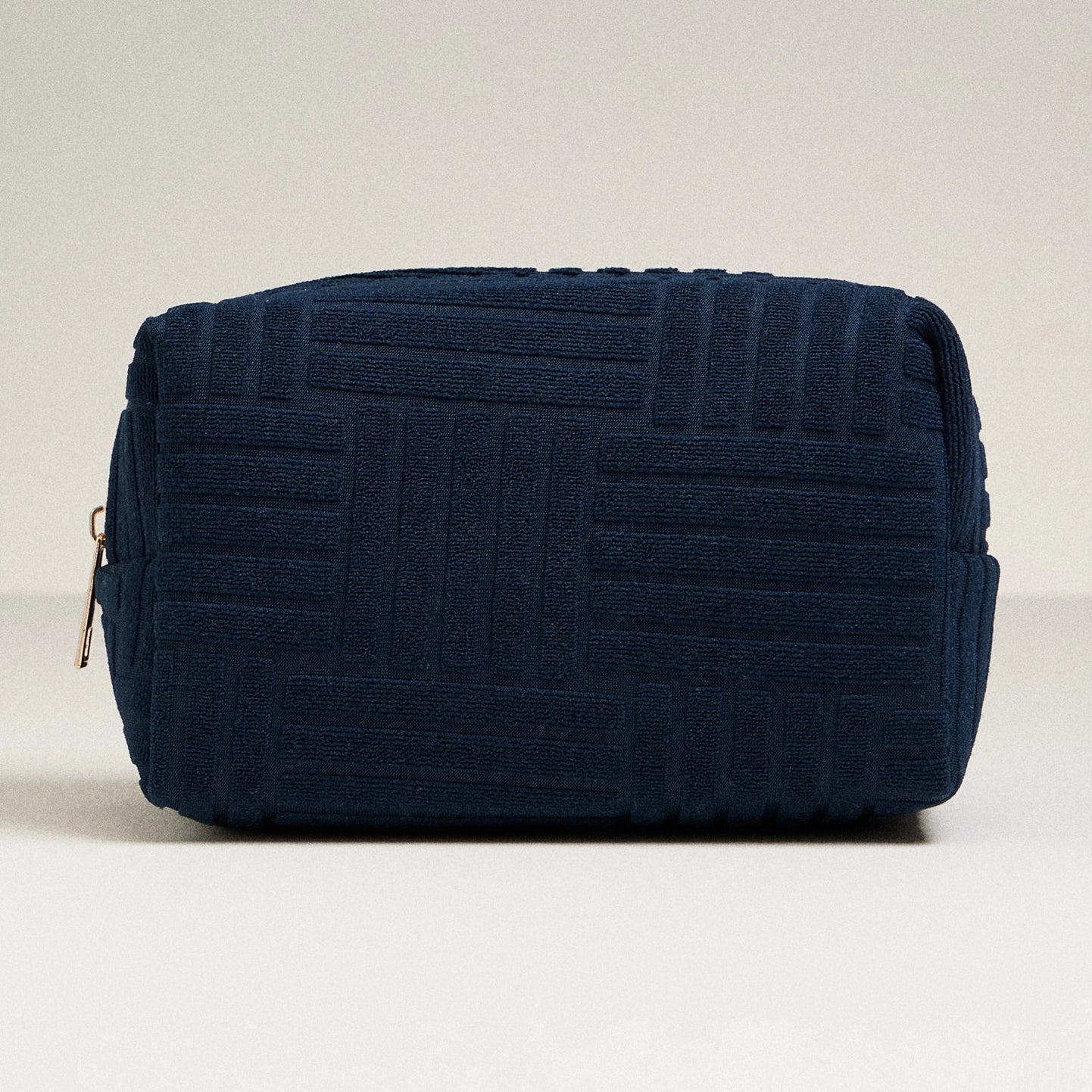 Luxe Terry Fabric Travel Pouch -Medium