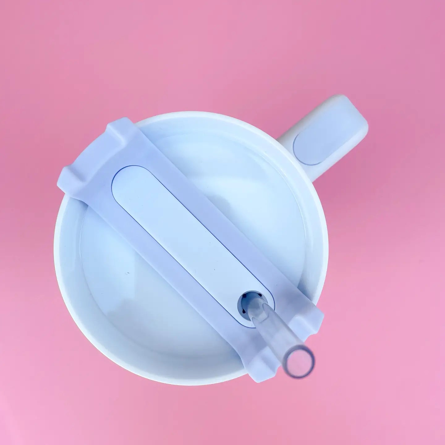 Cream and Blue Tumbler