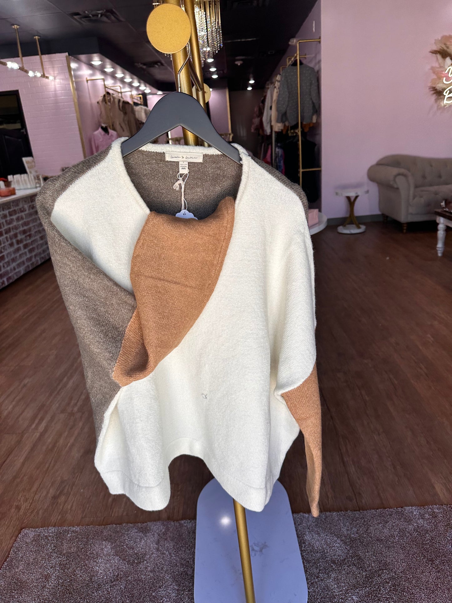 Color Block Pullover