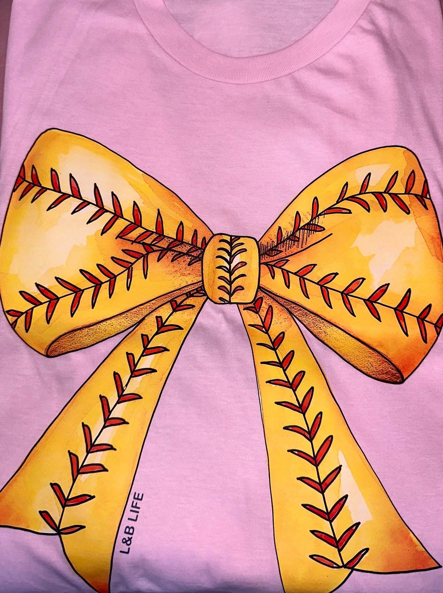 Softball Bow Tee