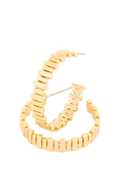 Aubrey Medium Gold Earrings