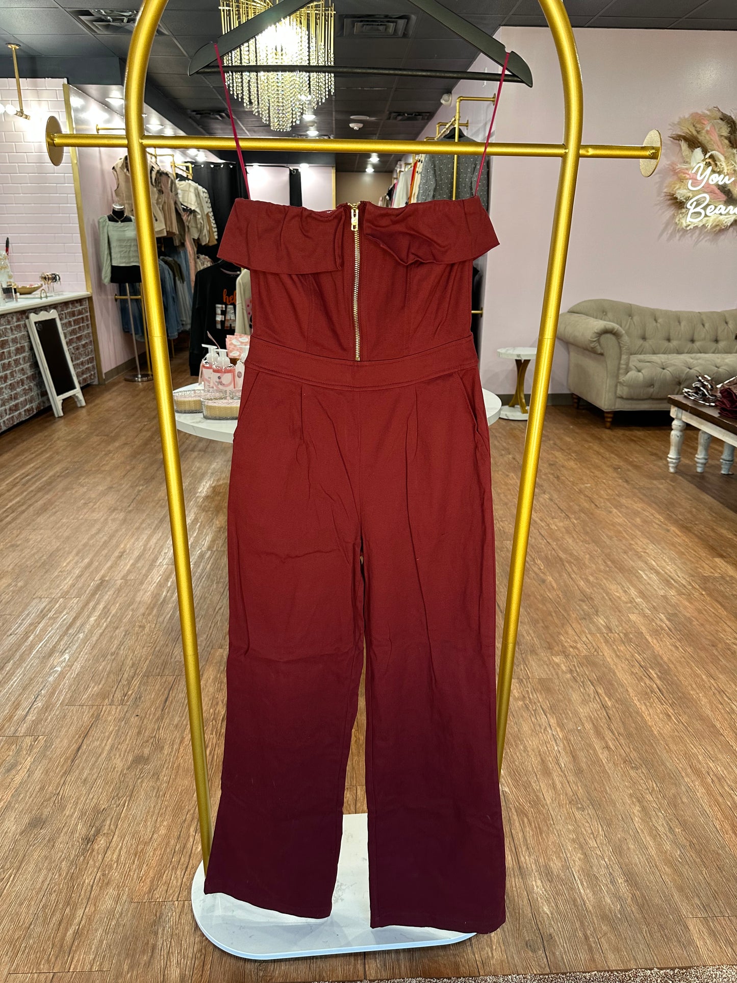 Whine Strapless Jumpsuit