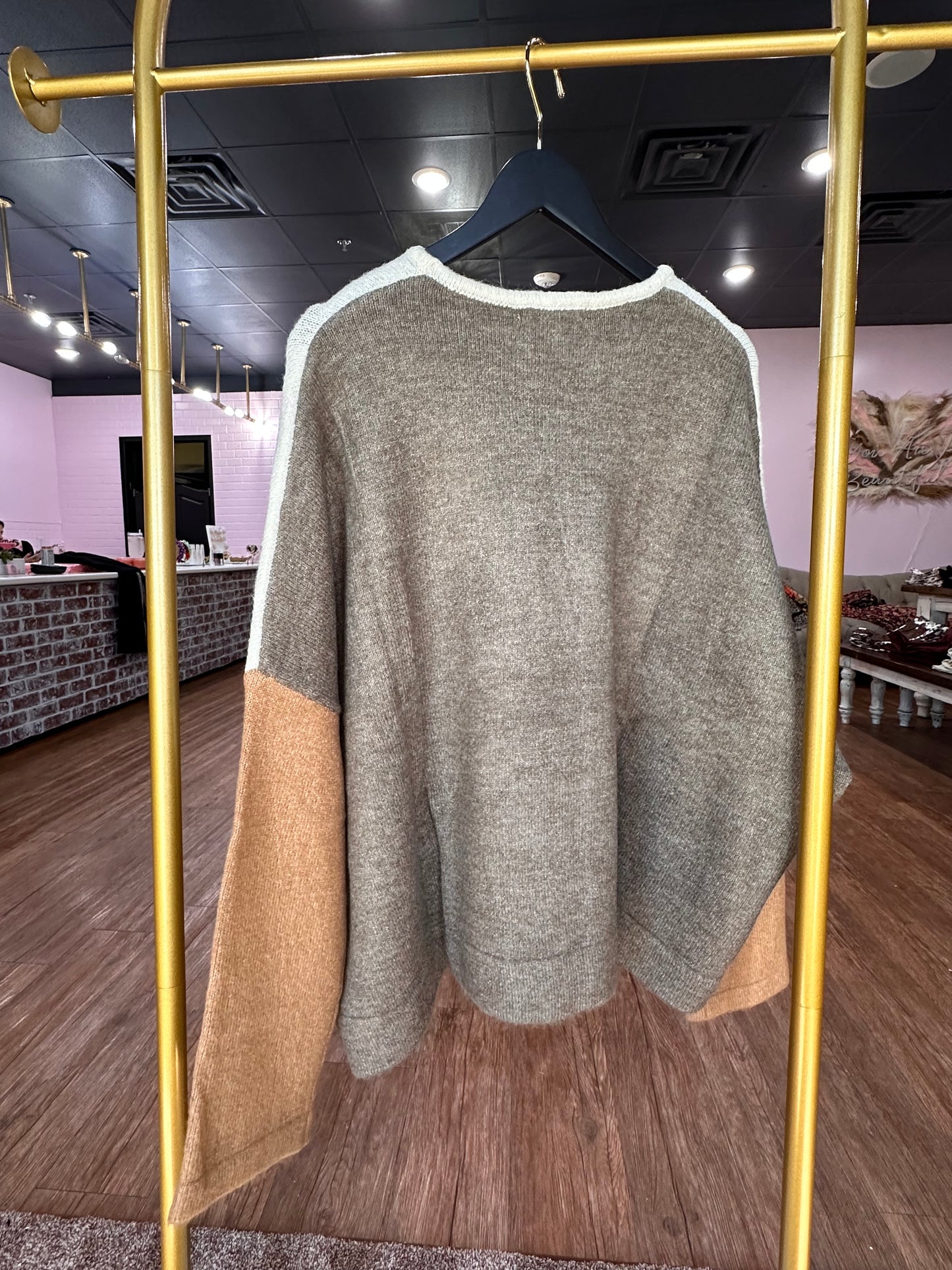 Color Block Pullover