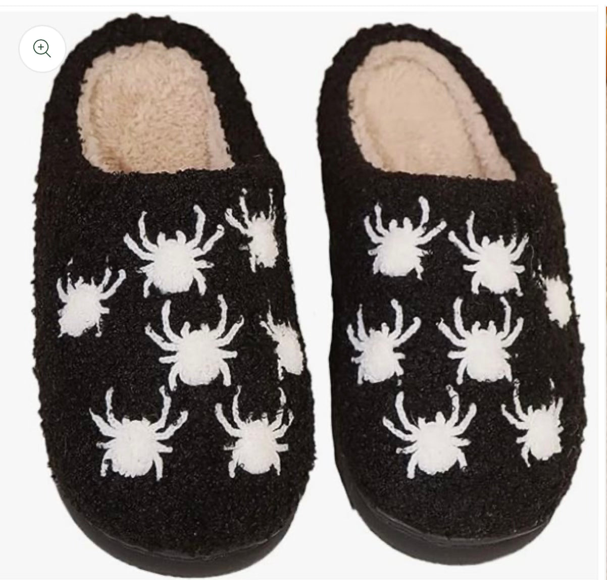 Halloween Spider Cozy Slippers