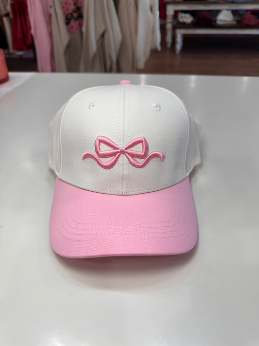 Pink Bow Hat