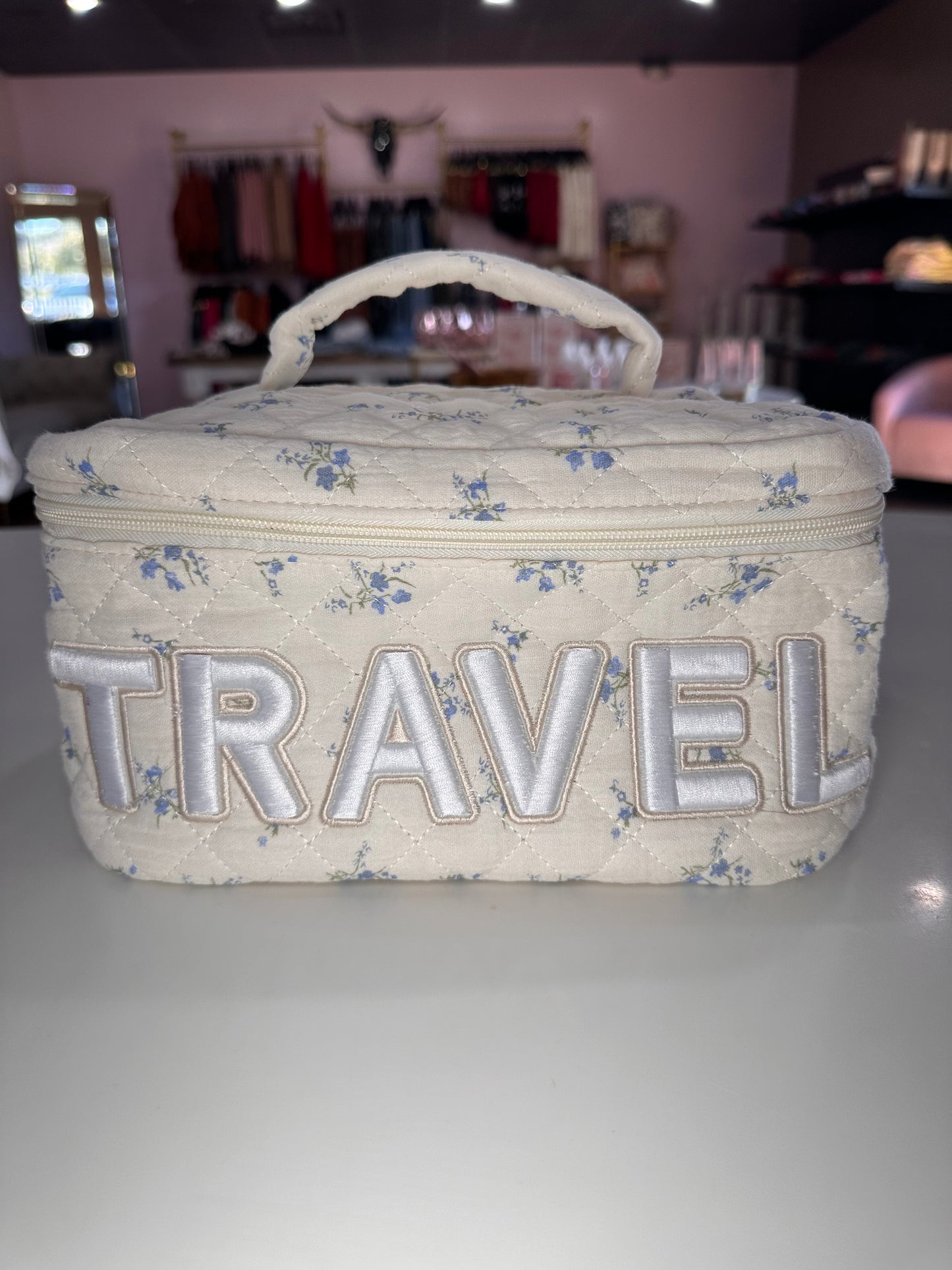 Floral Travel Cosmetic Bag