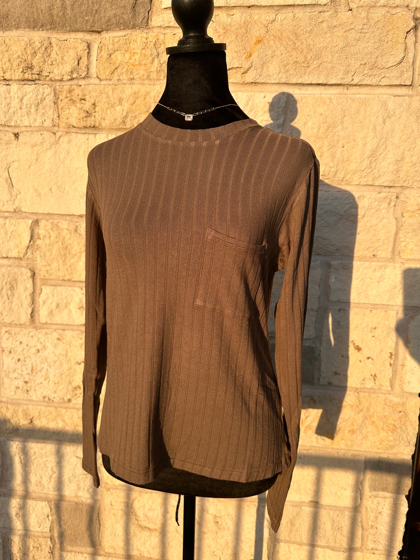 Rib Knit Long Sleeve