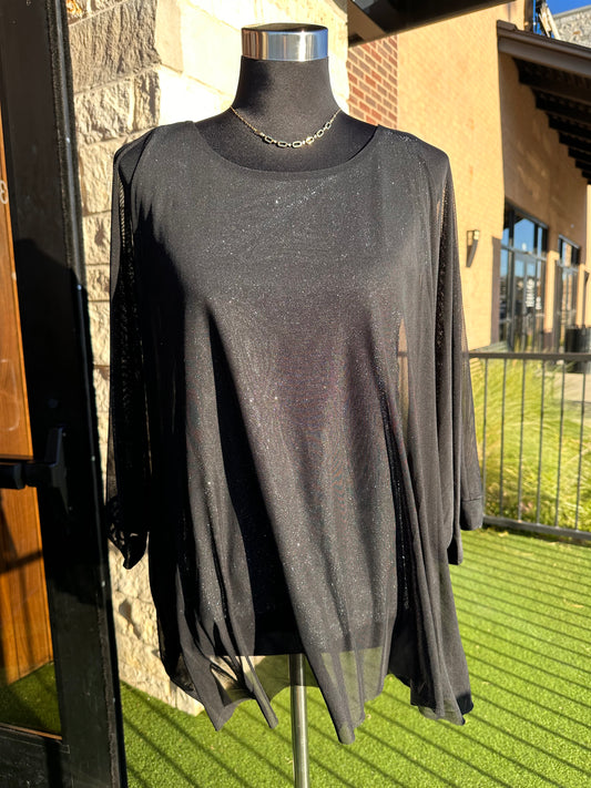 Tunic top W/ Sparkly Tank Top